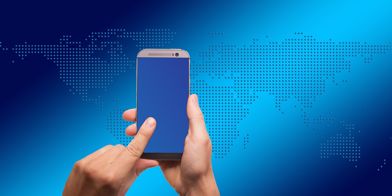 a person holding a cell phone